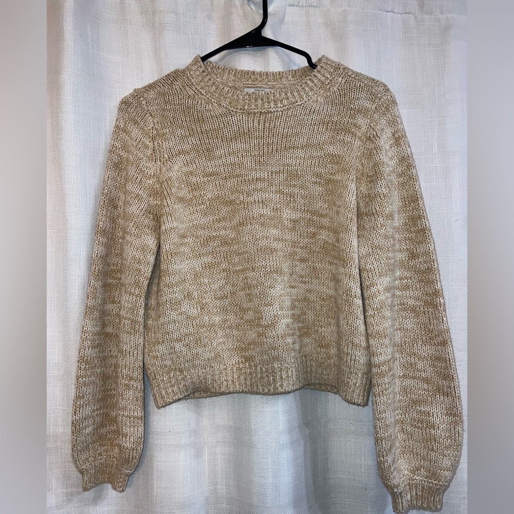 ONLY Tan Crew Neck Sweater